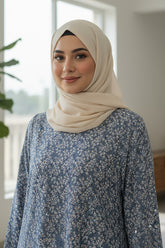 Sky Grace | Printed Maxi Abaya